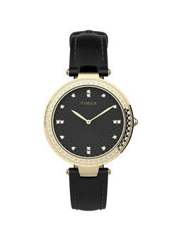 Timex - Women 32 mm Size Black Dial Analog Watch -Tw2V45100 (M)