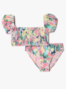 GAP - Girls Multi-Color Square Neck Top with Panty