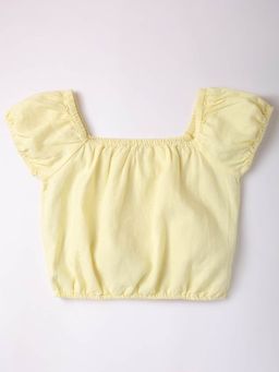 GAP - Girls Yellow Square Neck Top