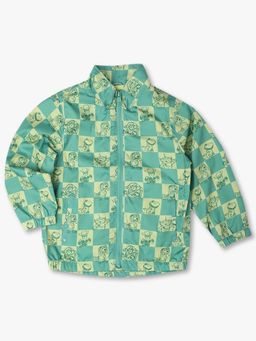 GAP - Boys Green High Neck Jacket
