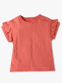 GAP - Girls Coral Crew Neck Top