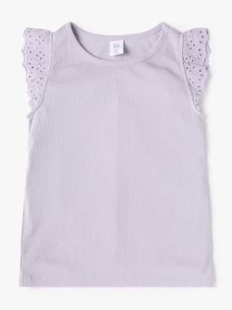 GAP - Girls Purple Round Neck Top