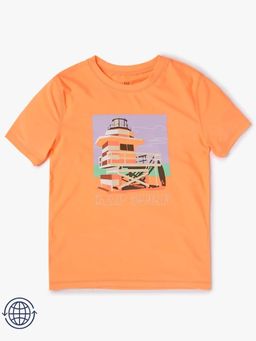 GAP - Boys Orange Crew Neck T-shirt