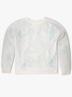 GAP - Boys White Crew Neck Sweatshirt
