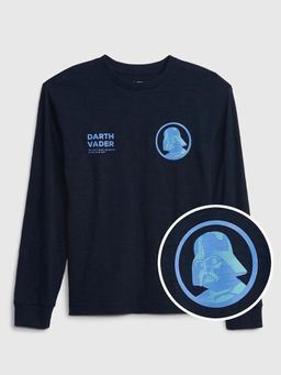 GAP - Boys Navy Blue Crew Neck T-shirt