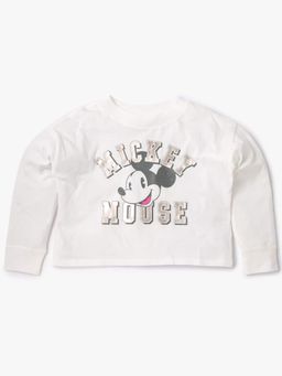 GAP - Girls White Crew Neck T-shirt