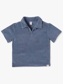 GAP - Boys Blue Collar Neck Polo T-shirt