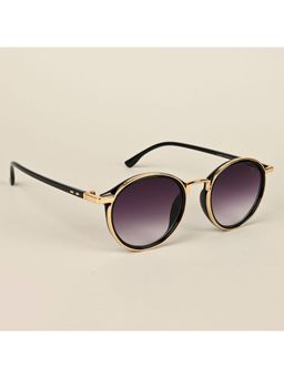 Voyage - Round Sunglasses for Men & Women - Gold (51)