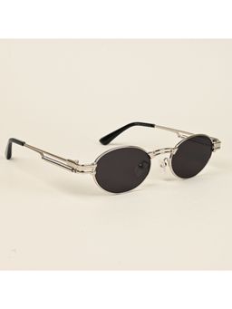 Voyage - Oval Sunglasses for Men & Women - Silver (50)