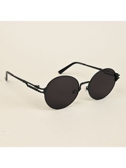 Voyage - Round Sunglasses for Men & Women - Black (54)
