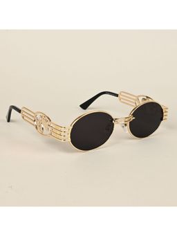 Voyage - Oval Sunglasses for Women - Gold (52)