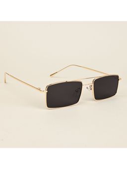 Voyage - Rectangle Sunglasses for Men & Women - Gold (53)