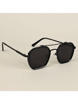 Voyage - Wayfarer Sunglasses for Men & Women - Black (55)