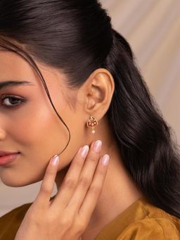 Shaya by CaratLane - Gathbandhan Gold Plated 925 Silver Earrings
