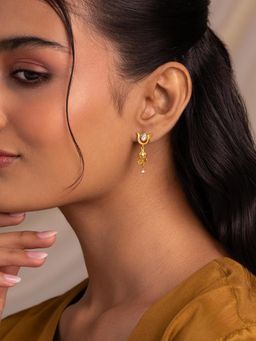 Shaya by CaratLane - Rab Ne Bana Di Jodi Gold Plated 925 Silver Earrings