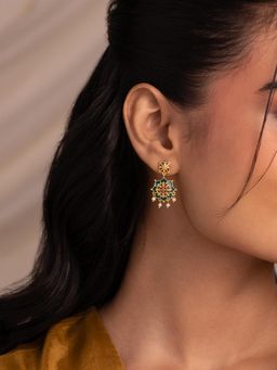 Shaya by CaratLane - Vidaai Vintage Gold Plated 925 Silver Earrings