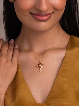 Shaya by CaratLane - Nagada Gold Plated 925 Silver Necklace