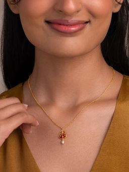 Shaya by CaratLane - Phoolon Ki Chaadar Gold Plated 925 Silver Necklace