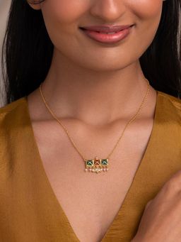 Shaya by CaratLane - Vivah Vintage Gold Plated 925 Silver Necklace