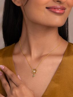 Shaya by CaratLane - Havan Hue Gold Plated 925 Silver Necklace