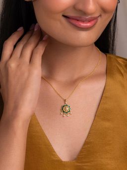 Shaya by CaratLane - Vidai Vintage Gold Plated 925 Silver Necklace