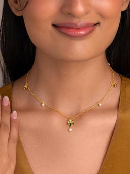 Shaya by CaratLane - Joota Chupai Gold Plated 925 Silver Necklace
