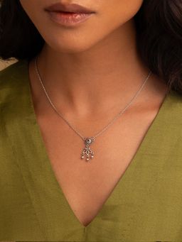 Shaya by CaratLane - Alankar Oxidised 925 Silver Necklace