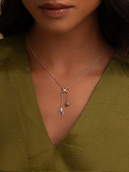 Shaya by CaratLane - Proshun Oxidised 925 Silver Necklace