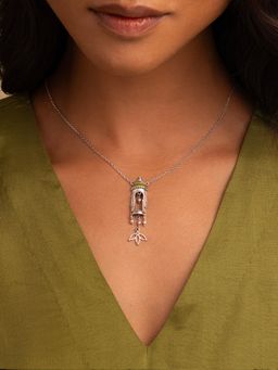 Shaya by CaratLane - Kolika Oxidised 925 Silver Necklace