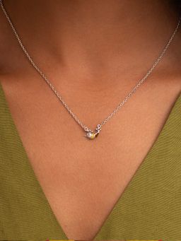 Shaya by CaratLane - Chuno Paakhi Oxidised 925 Silver Necklace