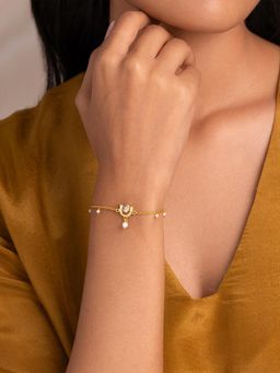 Shaya by CaratLane - Rab Ne Bana Di Jodi Gold Plated 925 Silver Bracelet