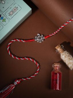 Shaya by CaratLane - Chota Ganesh 925 Silver Rakhi