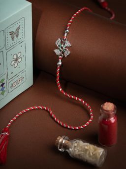 Shaya by CaratLane - Swastika 925 Silver Rakhi