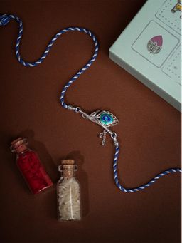 Shaya by CaratLane - Mor Pankh Peacock 925 Silver Rakhi