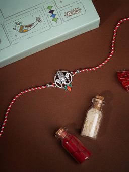 Shaya by CaratLane - Vinayak Ganesh 925 Silver Rakhi