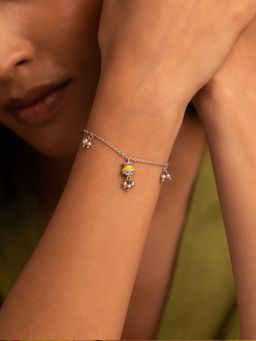 Shaya by CaratLane - Guchcho Oxidised 925 Silver Bracelet
