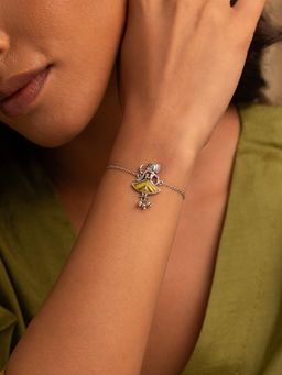 Shaya by CaratLane - Meye Oxidised 925 Silver Bracelet