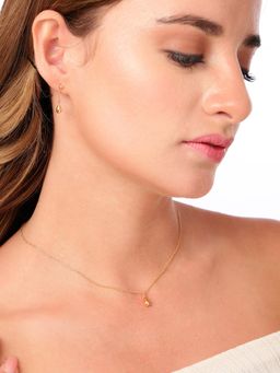 Carlton London - 18Kt Gold Plated Jewellery Set