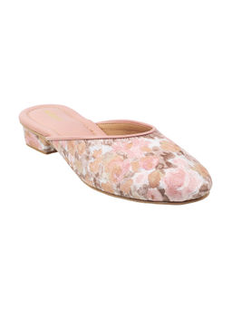 Mochi - Womens Peech Mules Mochi Plain Peach Mules