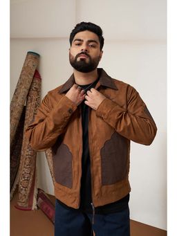 Snitch - X Bismil Brown Embroidered Jacket for Men