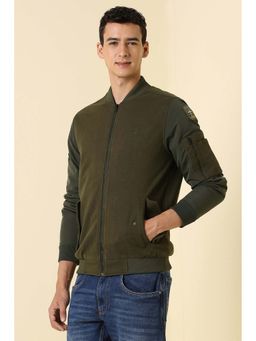 Allen Solly - Men Green Solid Jacket