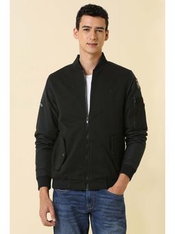 Allen Solly - Men Black Solid Jacket