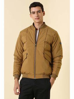 Allen Solly - Men Solid Khaki Puffer Jacket