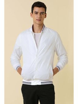 Allen Solly - Men White Solid Jacket