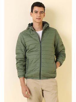 Allen Solly - Men Olive Solid Jacket