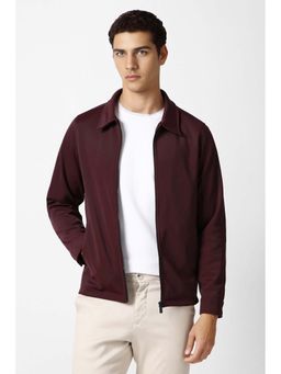 Van Heusen - Men Maroon Solid Jacket