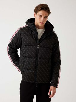 Guess - Men Black Printed Jacket