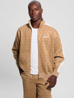 Guess - Men Brown Printed Jacket