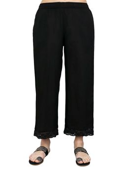 Monte Carlo - Women Regular Solid Black Palazzo