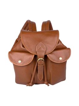 Hidesign - Small San Francisco Tan Leather Backpack